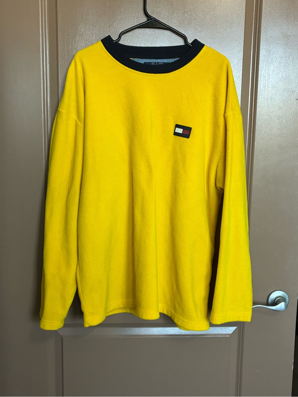 Vintage 90's Tommy Hilfiger Yellow Crewneck Sweater